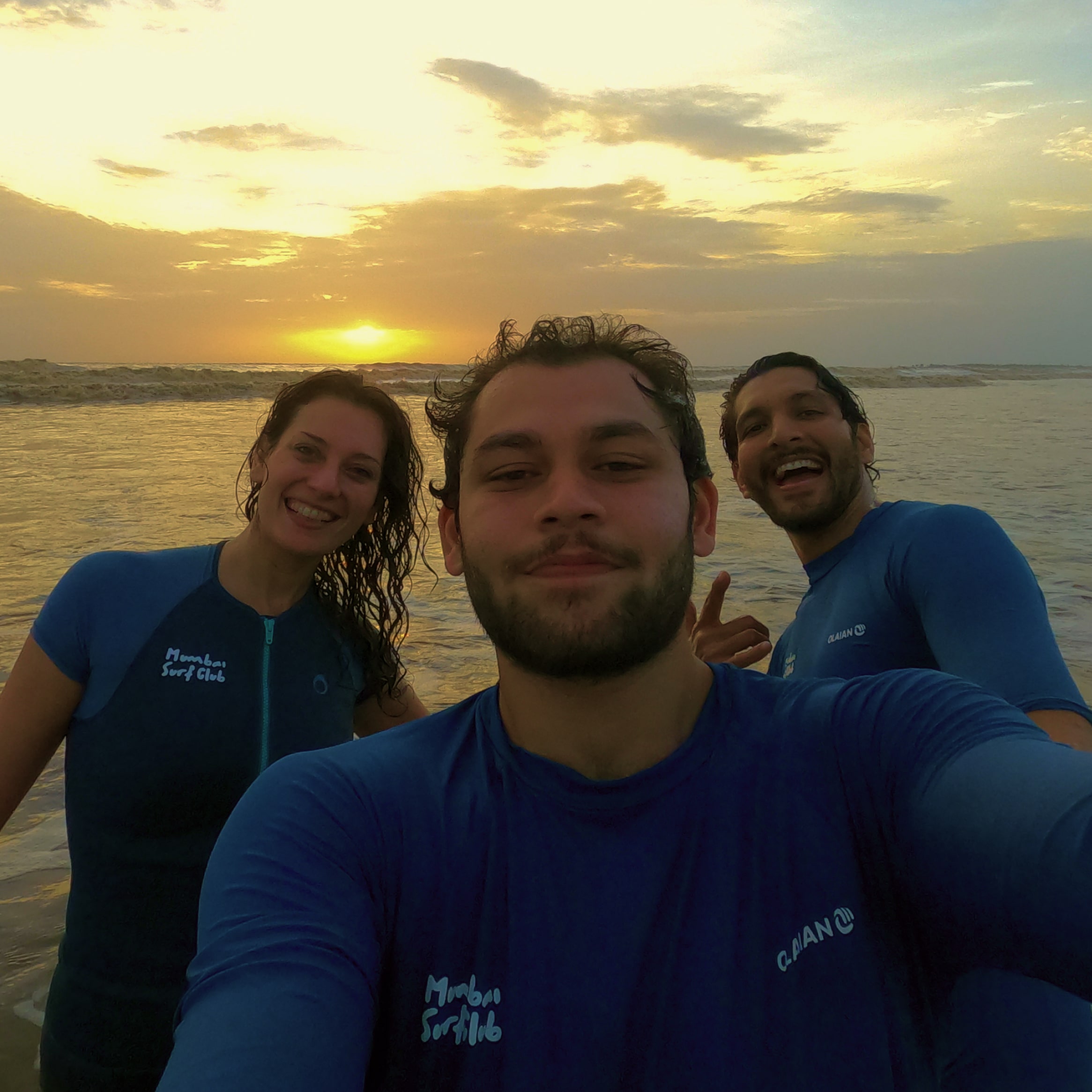 selfie by the beach